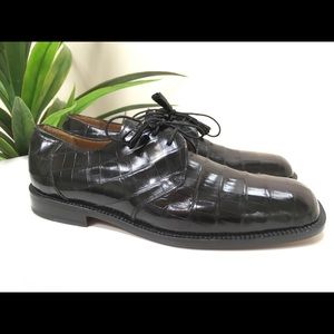 Paolo De Marco Genuine Alligator Shoes Size 10